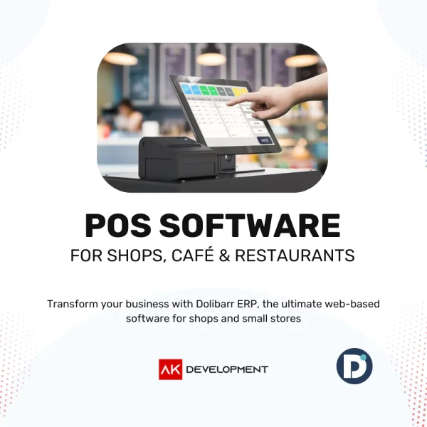 Dolibarr ERP POS for Shops Cafes and Restaurants - service by Ak Development