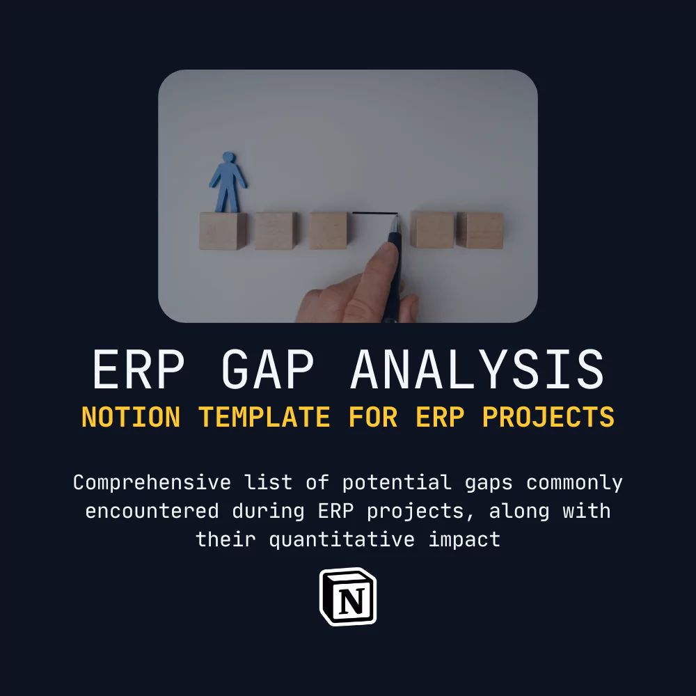 ERP Gap Analysis Notion Template for ERP Projects by Ak Development