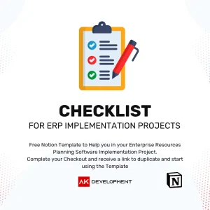 ERP Implementation Notion Free Template